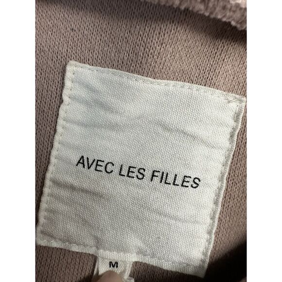 Avec Les Filles Oversized Woven Shacket in Blush Medium - Picture 11 of 13